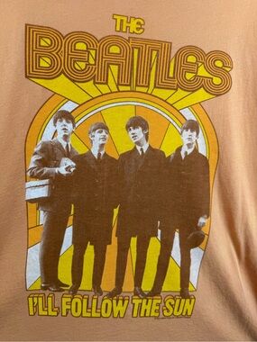 NWT junk food clothing The Beatles "I'll Follow The Sun" Graphic Tee